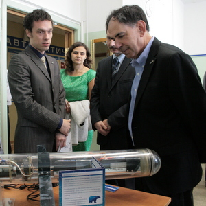 Edward Crowley visited Samara University 