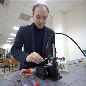 "What do doctors ideally want? To determine what happens to a person by a drop of biofluid"