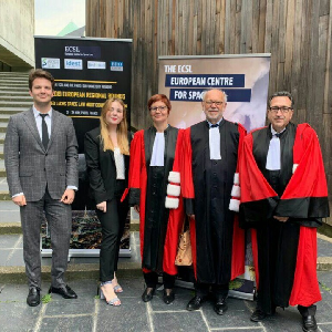 Команда университета приняла участие в конкурсе по космическому праву Manfred Lachs Space Law Moot Court Competition