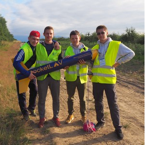 The Enhanced Rocket of Samara University Students Launched from the French Military Testing Ground