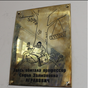 Здесь обитала Софья Агранович
