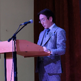 Noritsugu Uemura gave an open lecture at the university