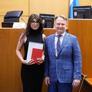 Состоялась торжественная церемония вручения дипломов выпускникам программы бакалавриата юридического института