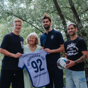 Samara Football Team “Krylia Sovetov” visited the Botanic Garden
