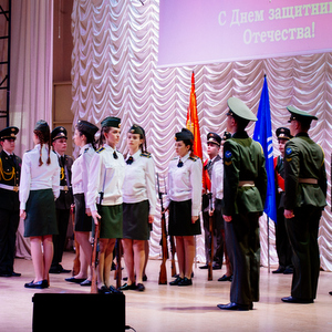Самарский университет отметил День защитника Отечества 