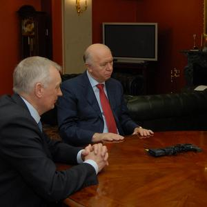 Николай Меркушкин,  Андрей Волков и Евгений Шахматов обсудили детали участия в программе "5-100"