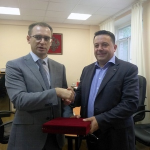 Самарский университет посетил директор департамента кадровой и социальной политики Роскосмоса