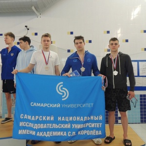 Сборная Самарского университета по плаванию стала серебряным призером областной универсиады